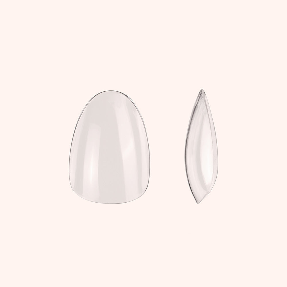 Soft Gel Nail Tips Rounded Almond Shape (pose américaine) 500 en coffret 2