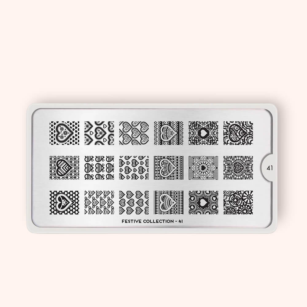 Plaque Stamping Festive 41 - MoYou London