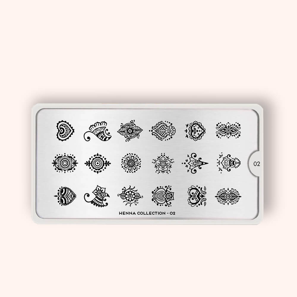 Plaque Stamping Henna 02 - MoYou London