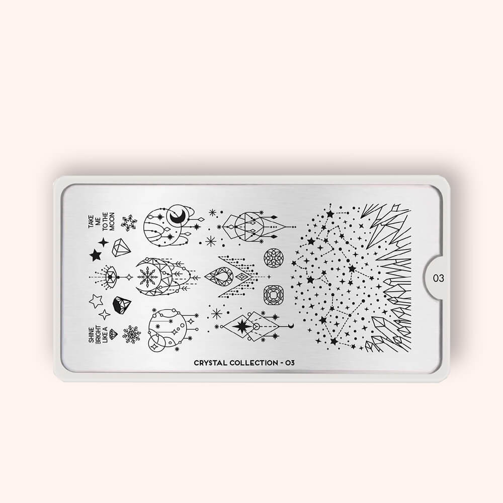 Plaque Stamping Crystal 03 - MoYou London