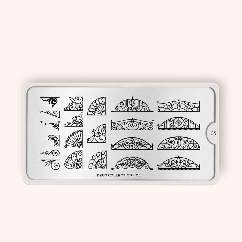 Plaque Stamping Deco 05 - MoYou London