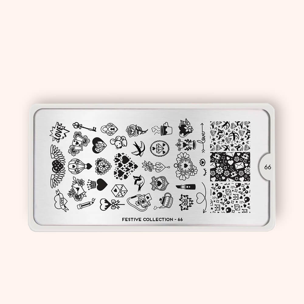 Plaque Stamping Festive 66 - MoYou London