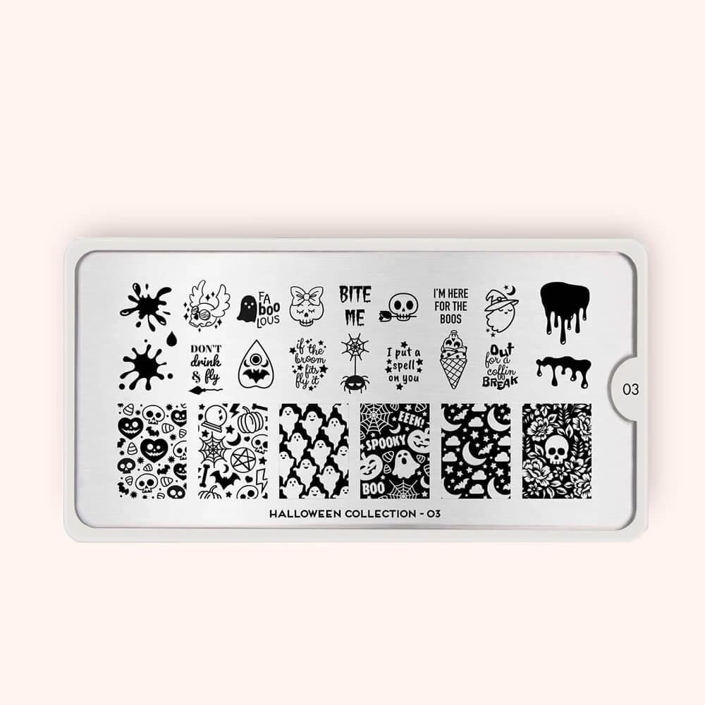 Plaque Stamping Halloween 03 - MoYou London