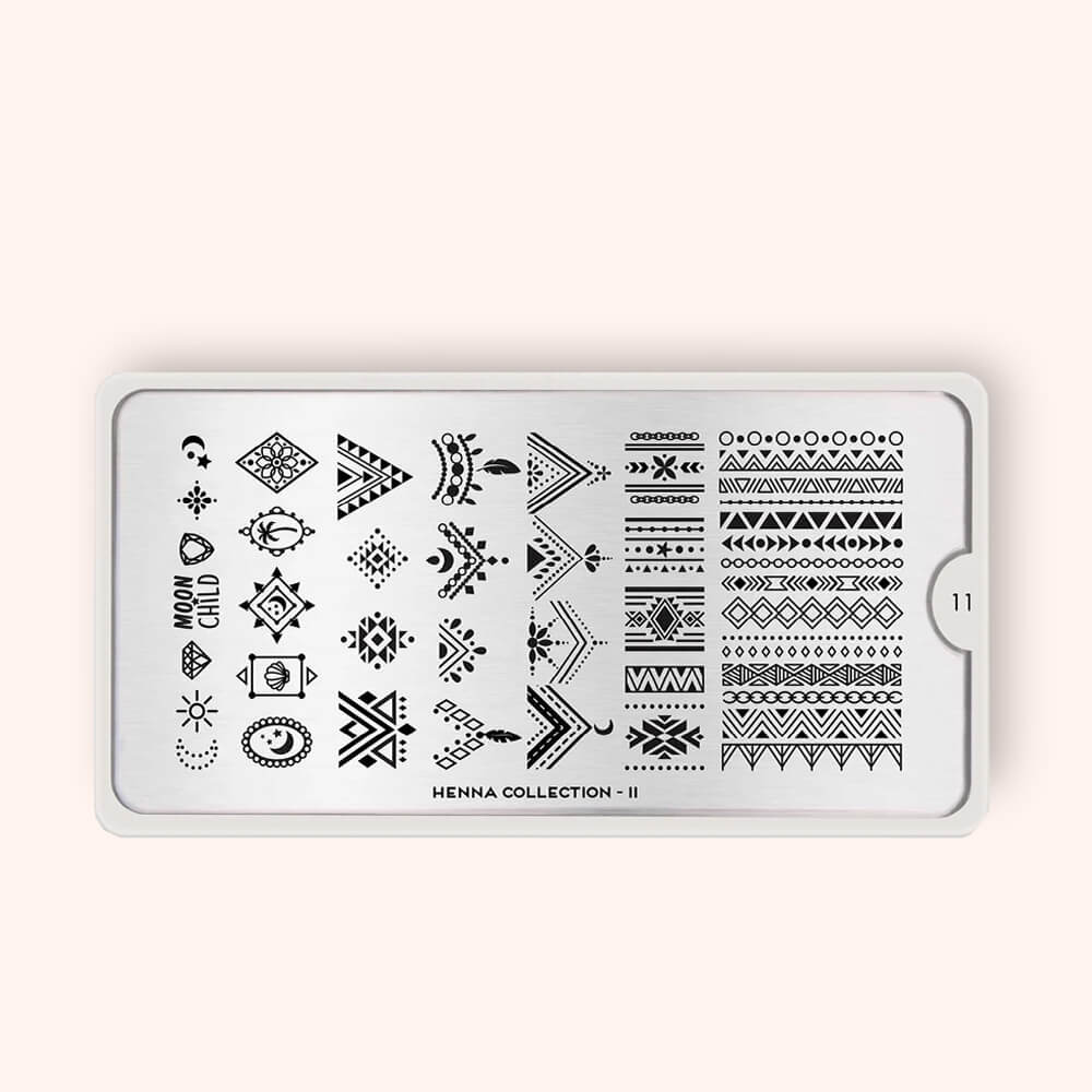 Plaque Stamping Henna 11 - MoYou London