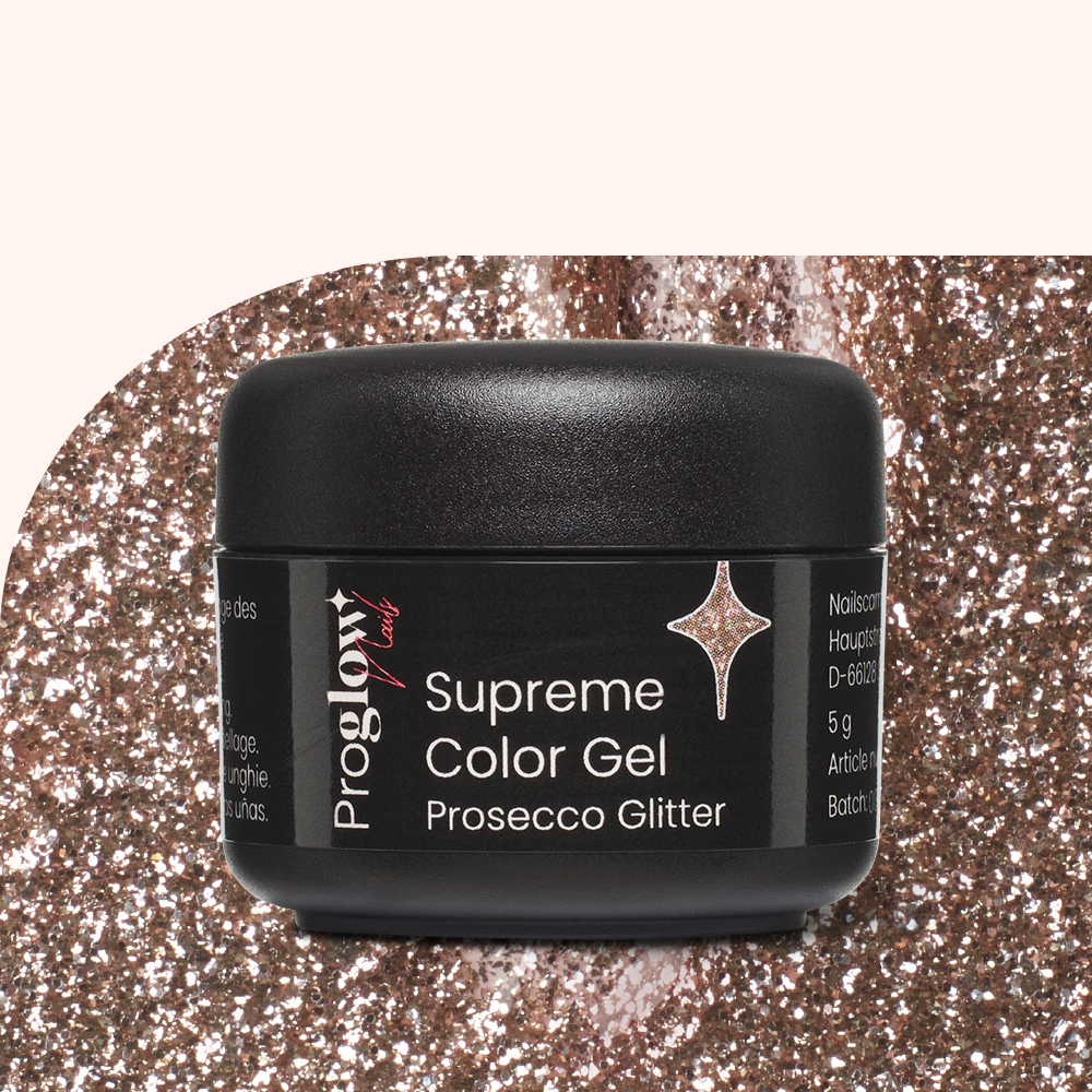 Supreme Color Gel Prosecco Glitter