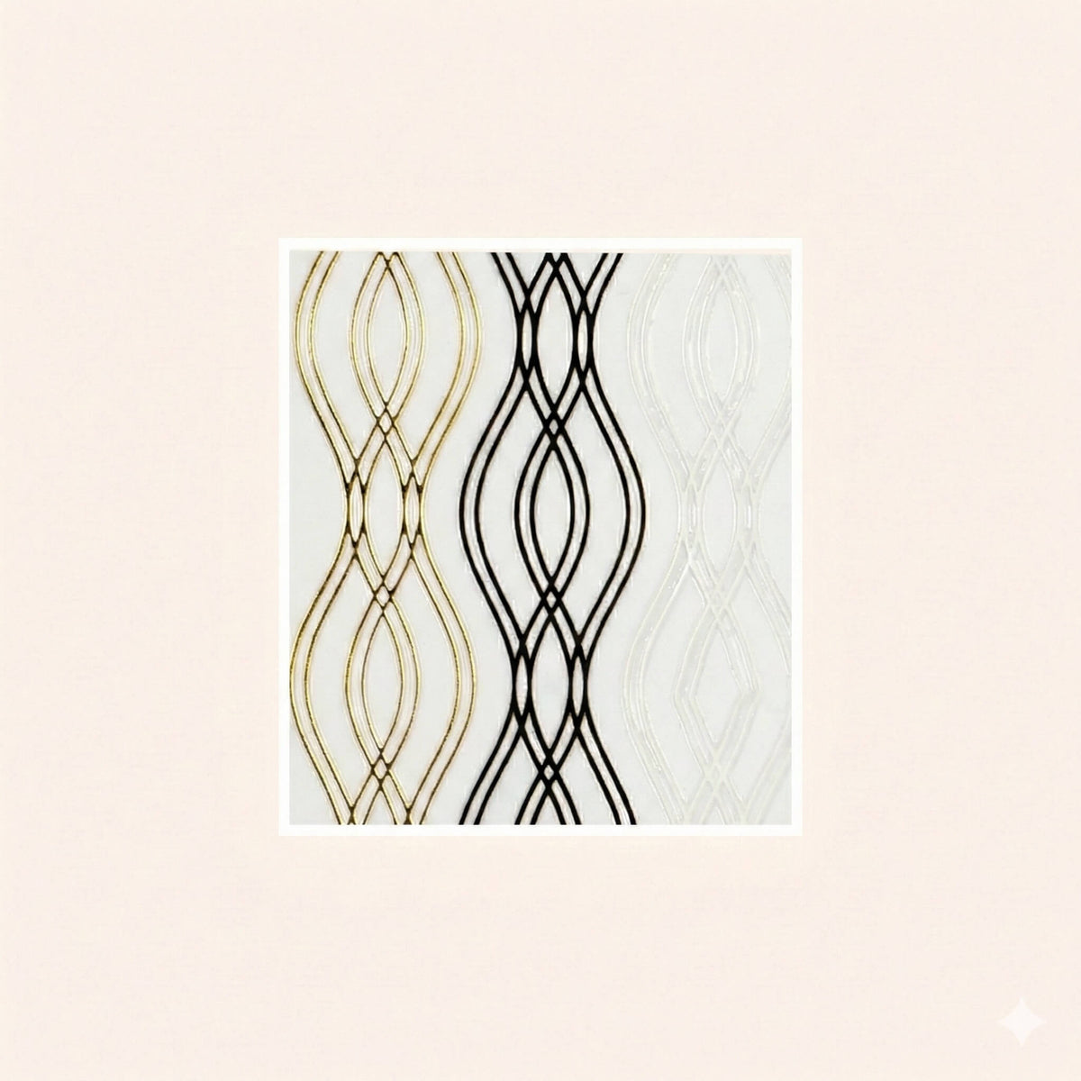 Modern Sticker Wavy 1