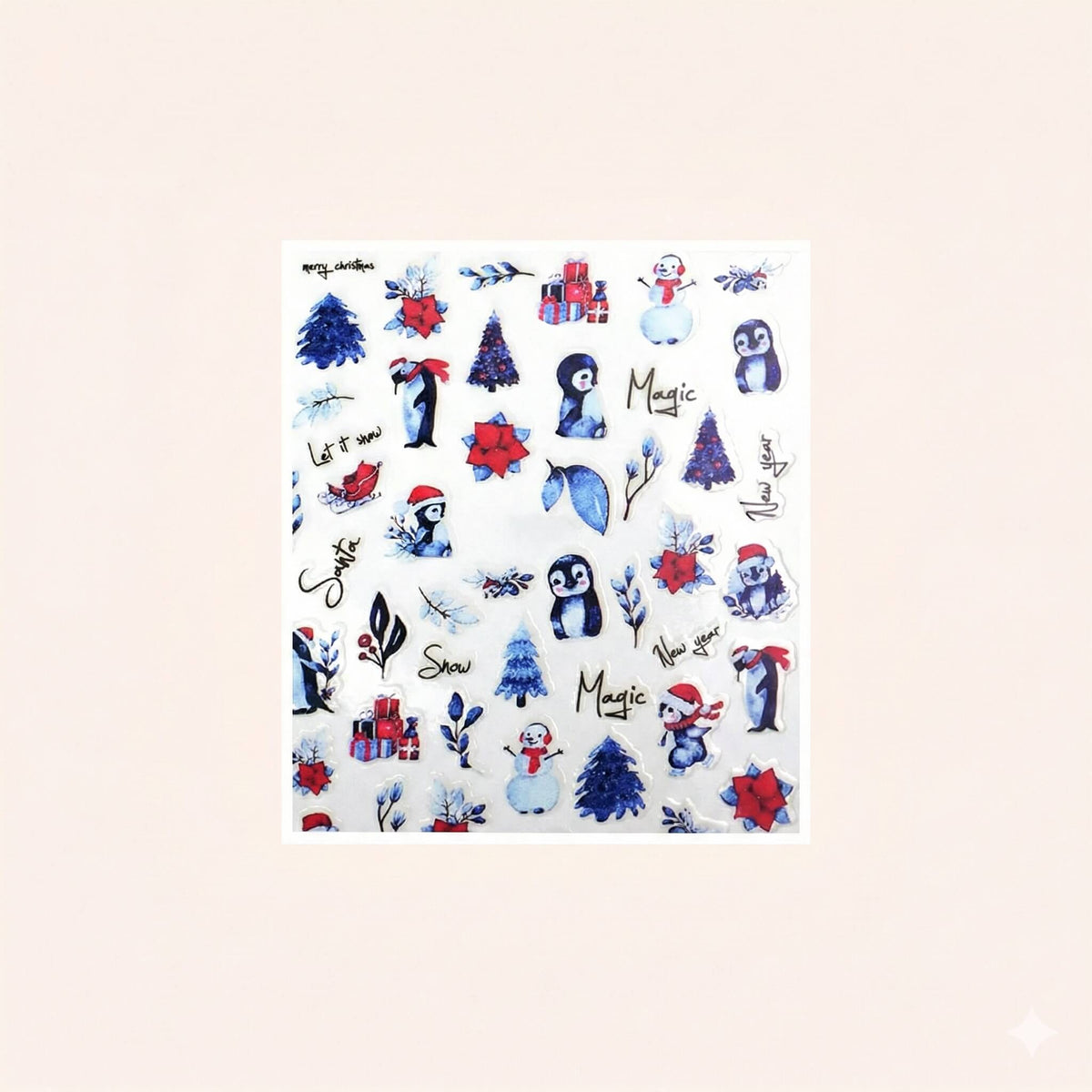 Nail Sticker Magic Snow