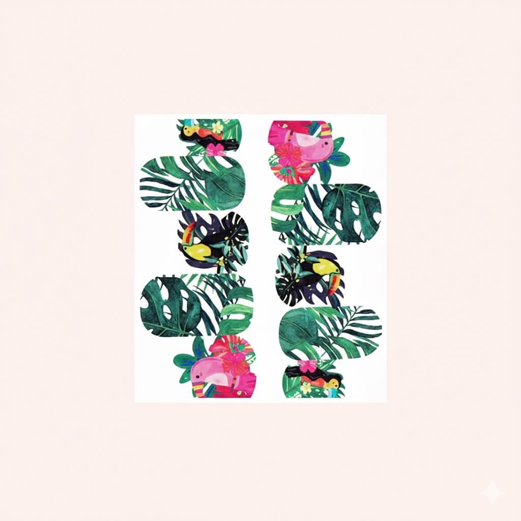 Water Decal Parrot