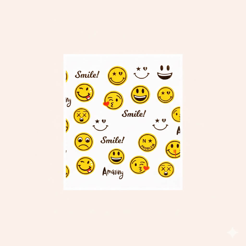 Water Decal Smile