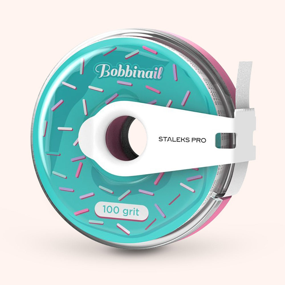 STALEKS Disposable white abrasive tape 100 EXPERT in a plastic case - Limes Interchangeables