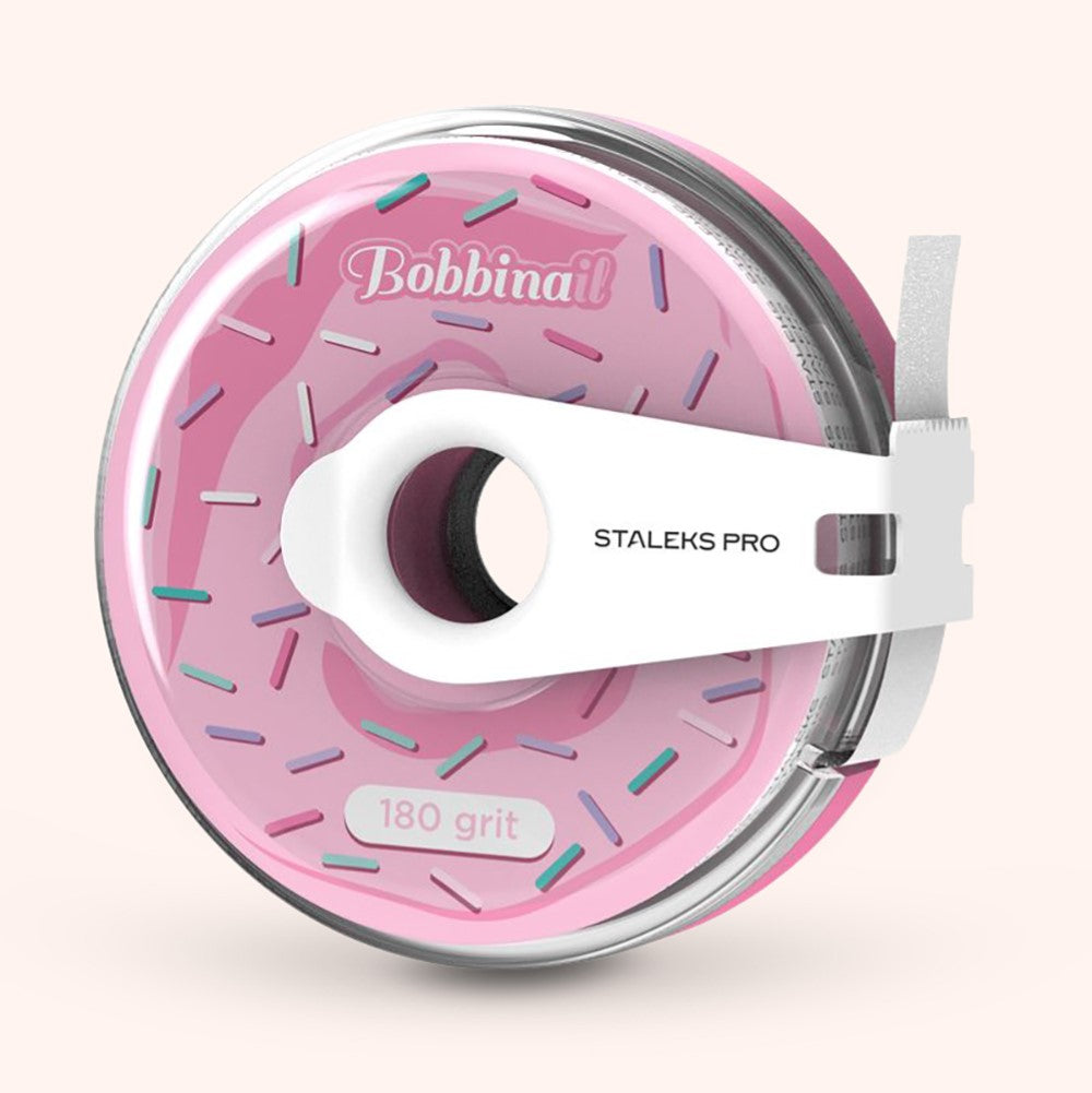 STALEKS Disposable white abrasive tape 180 EXPERT in a plastic case - Limes Interchangeables