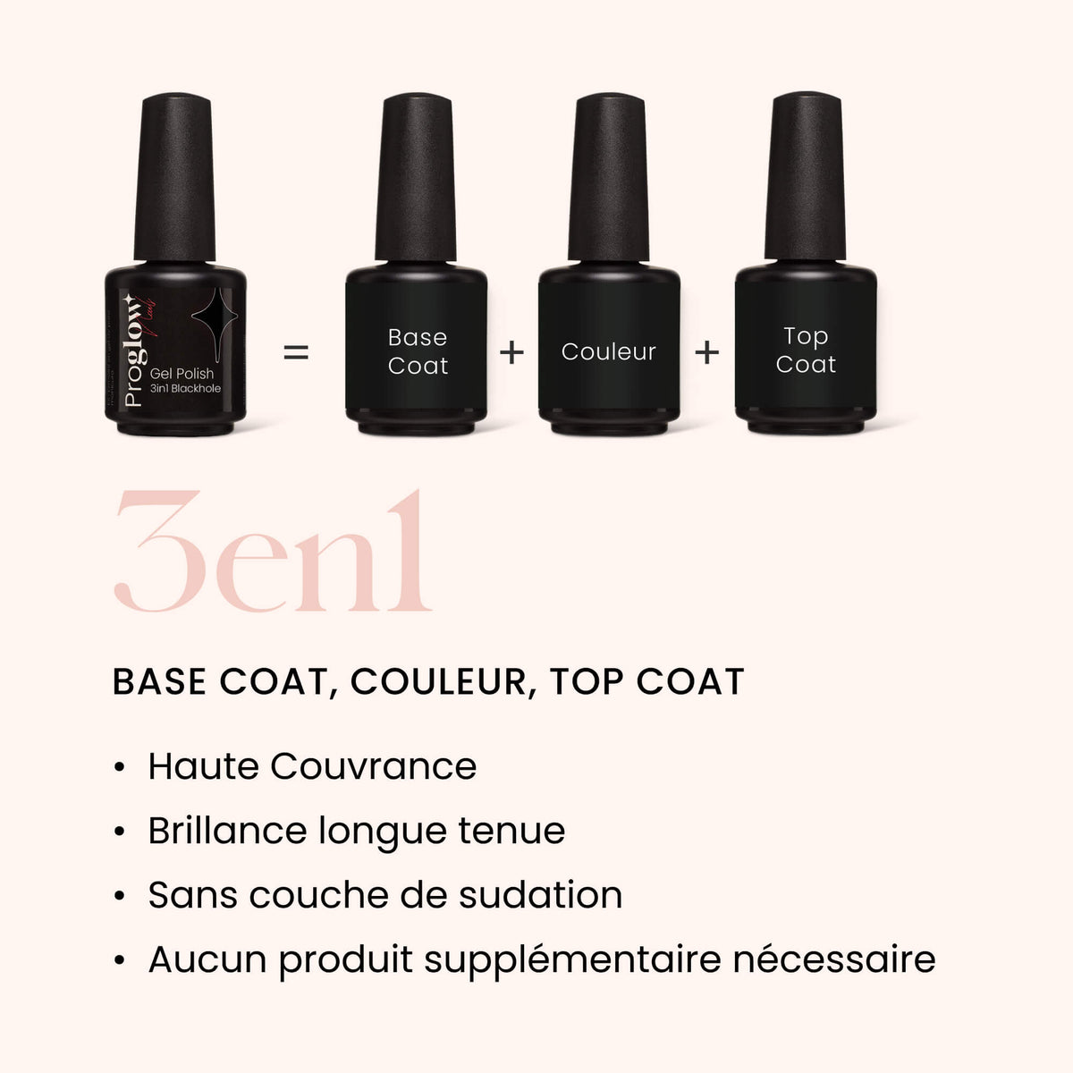 Gel Polish VSP 3in1 No Wipe Blackhole