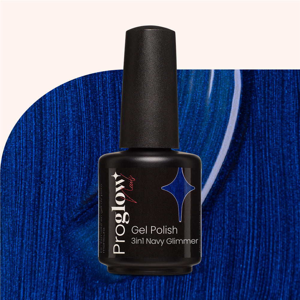 Gel Polish VSP 3in1 No Wipe Navy Glimmer