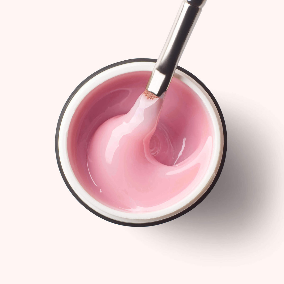 No Heat Builder Gel Milky Rose