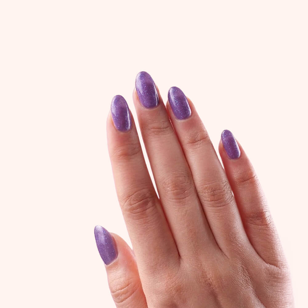 No File Builder Gel - sans Limage - Iridescent Amethyst