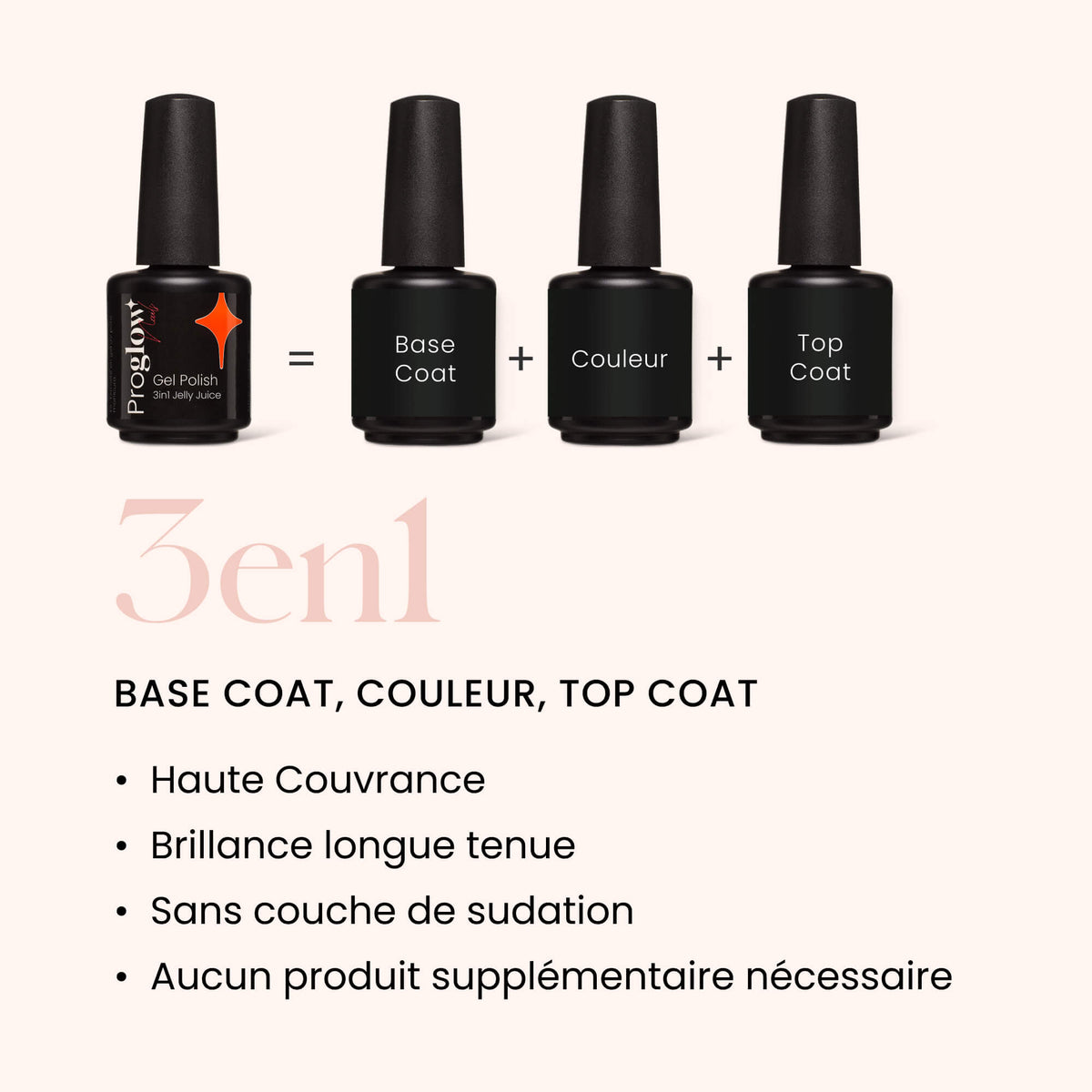 Gel Polish VSP 3in1 No Wipe Jelly Juice