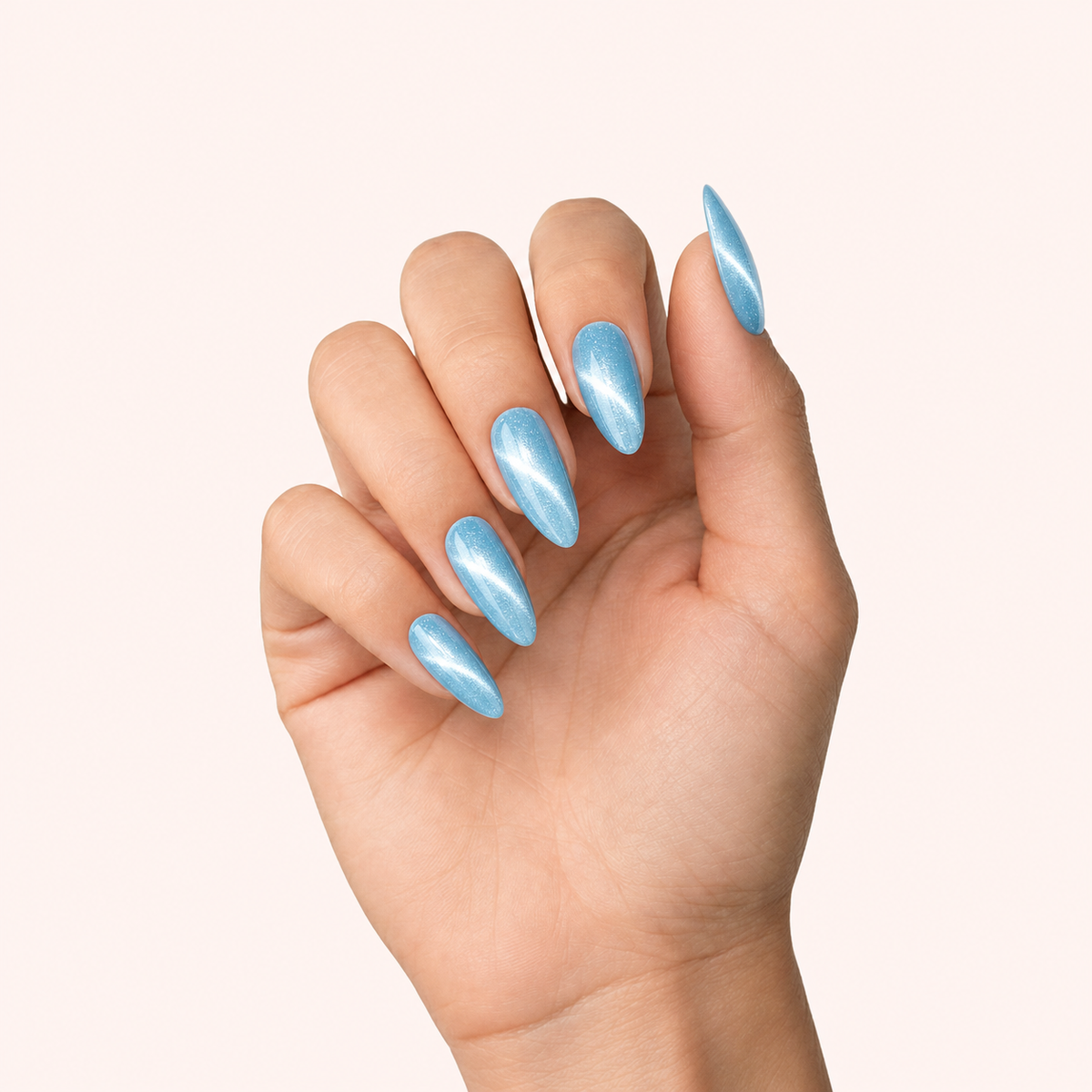 Gel Polish VSP Soft Pastel Cat Eye Aqua