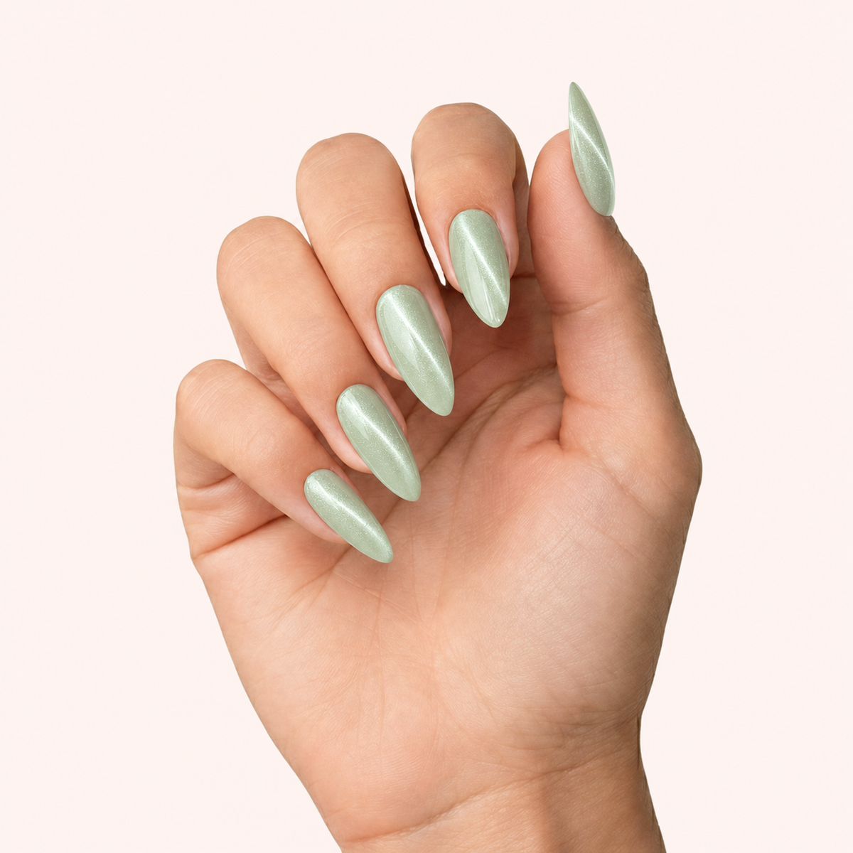 Gel Polish VSP Soft Pastel Cat Eye Lime