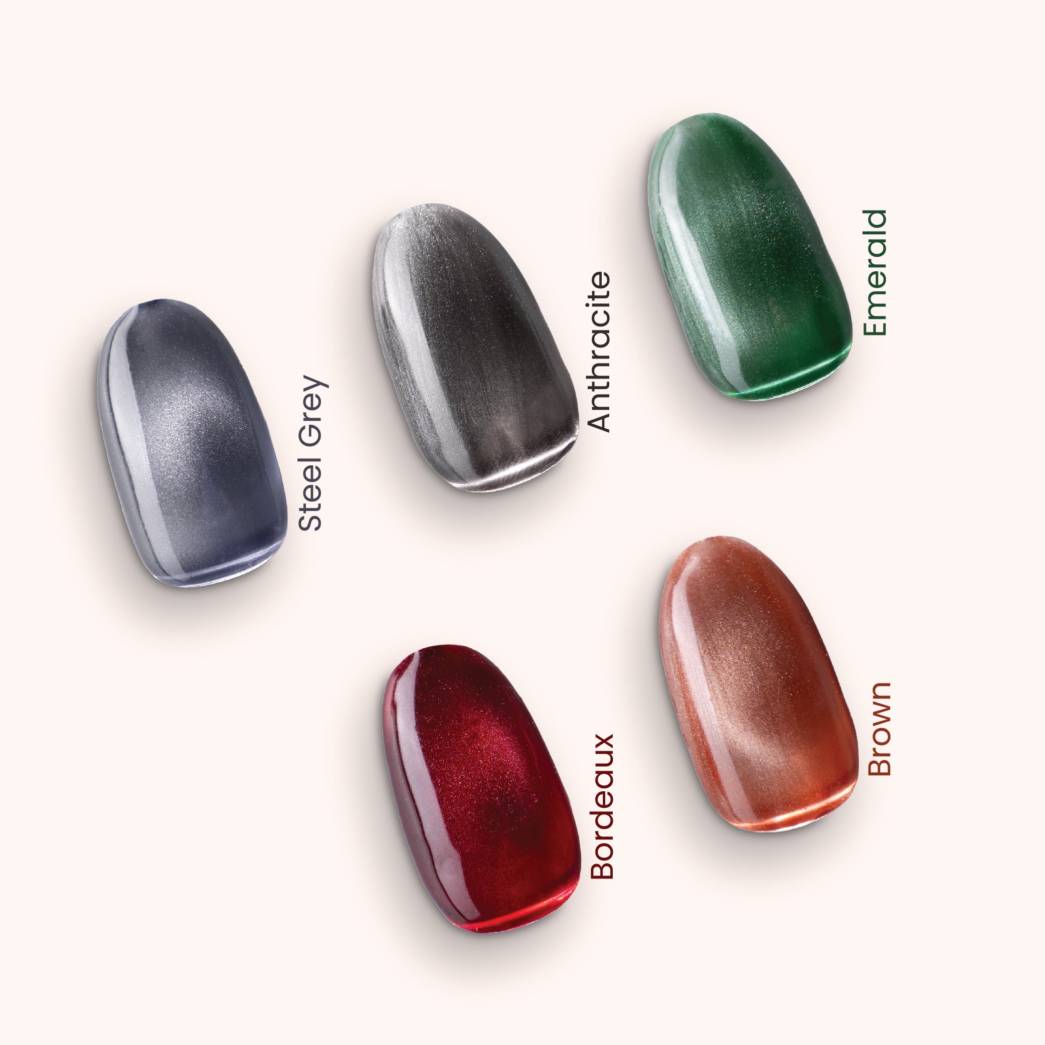 Gel Polish VSP Crystal Cat Eye Steel Grey
