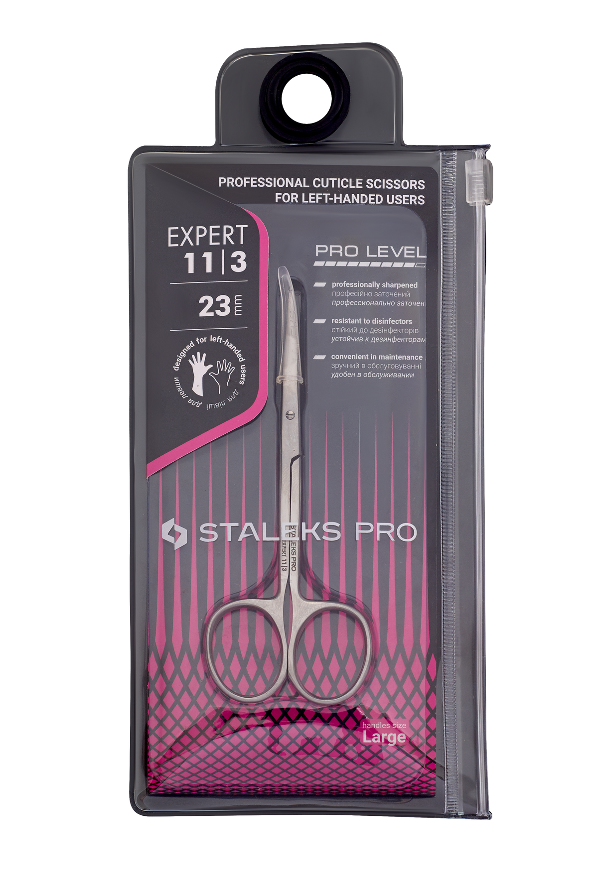 Staleks Professional Ciseaux à cuticules spécial gauchers