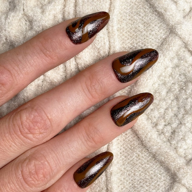 Ongles Nail Art Chocolat