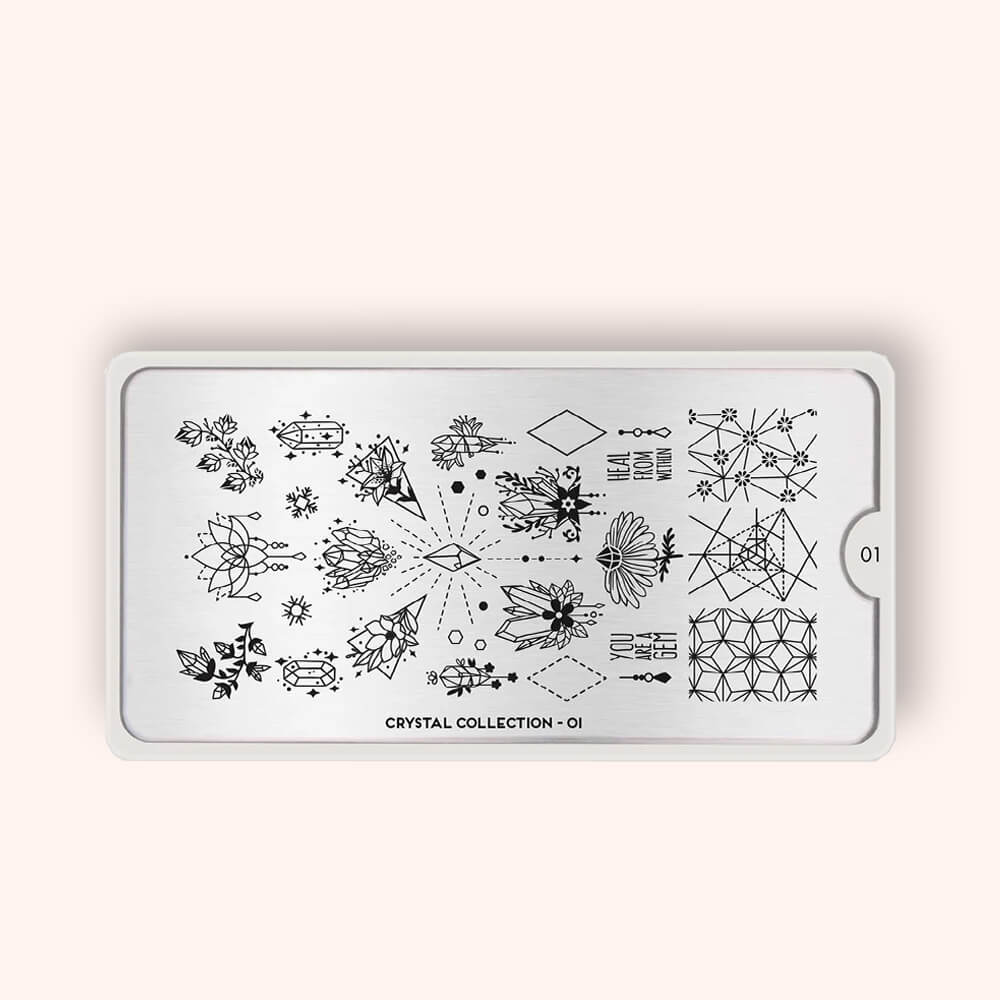 Plaque Stamping Crystal 01 - MoYou London