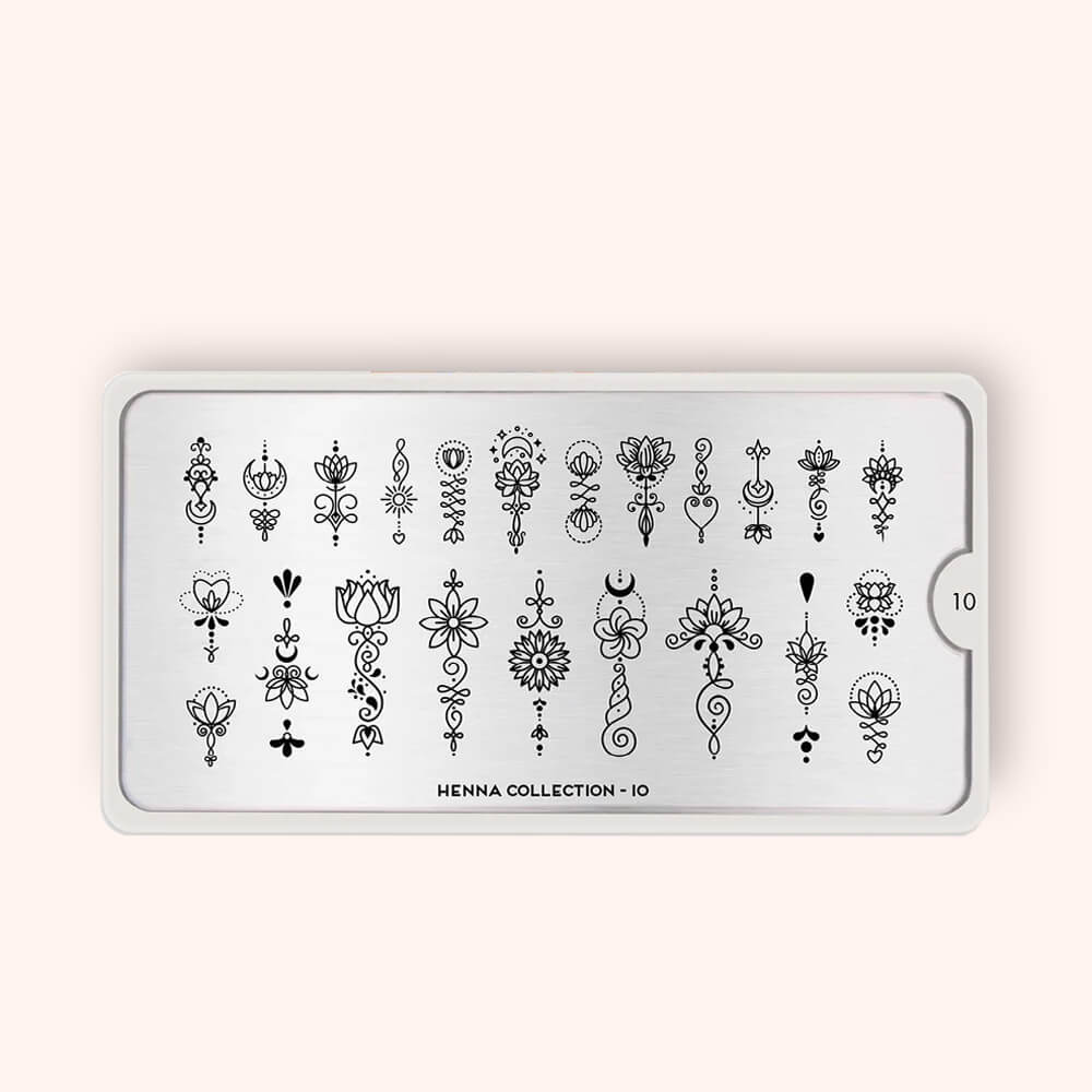 Plaque Stamping Henna 10 - MoYou London