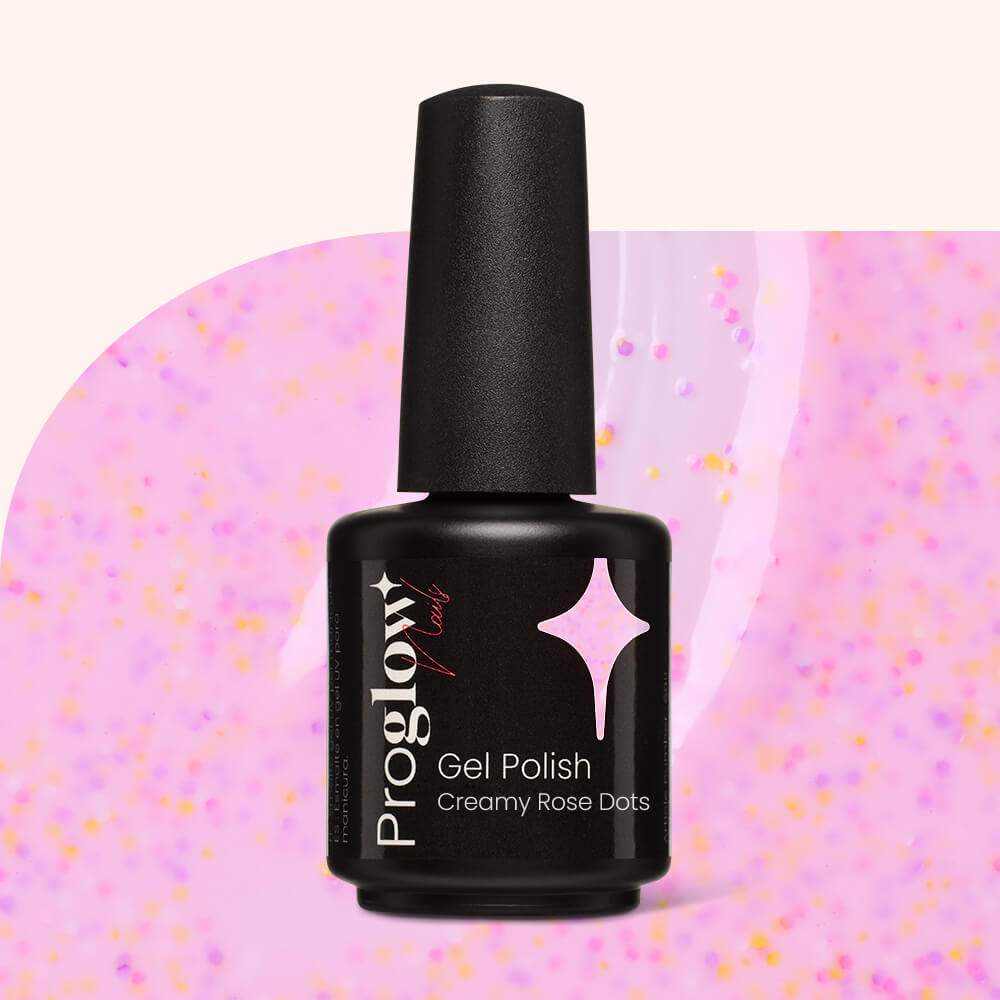 Gel Polish VSP Creamy Rose Dots