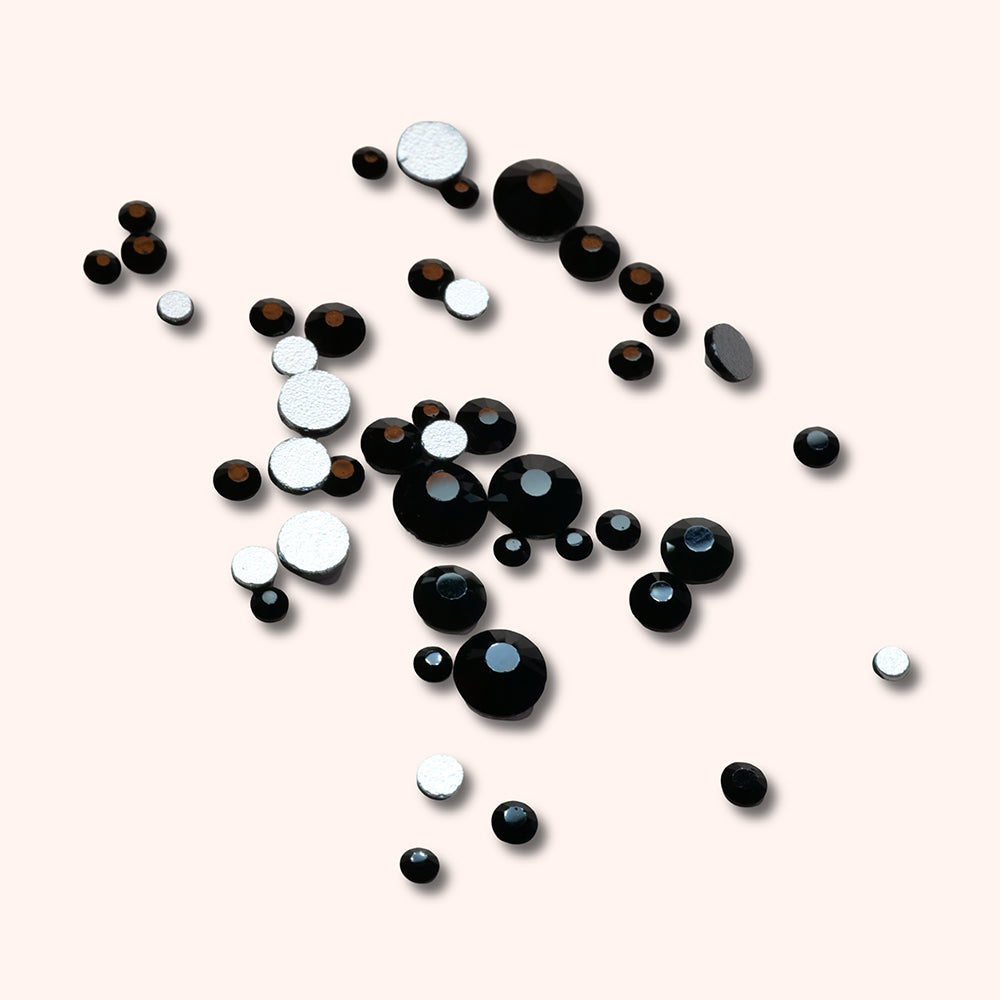 Strass Noir En Box