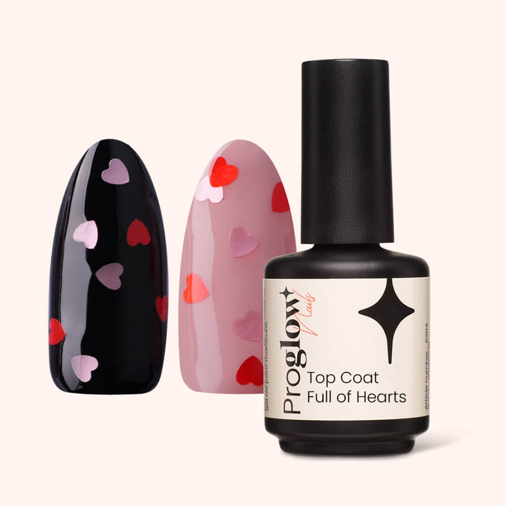 Top Coat Full Of Hearts