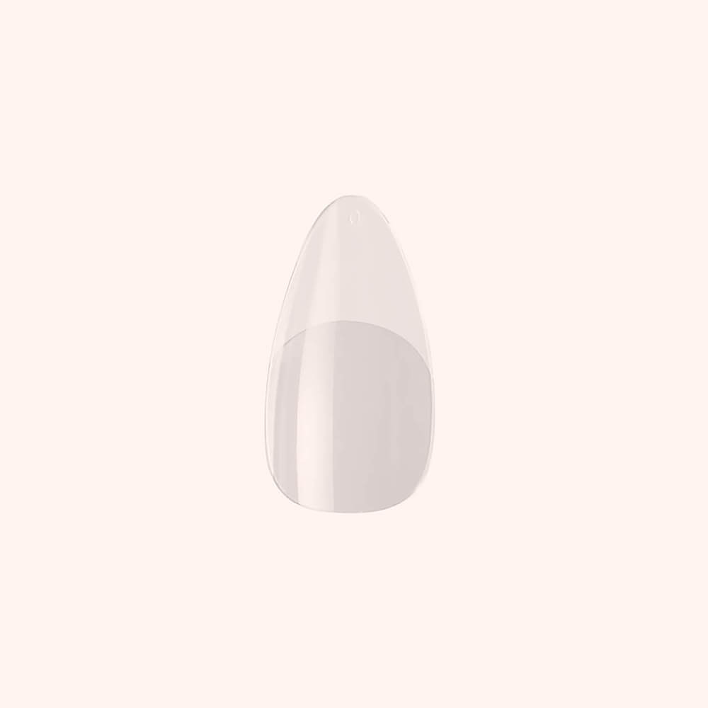 Soft Gel Nail Tips Half Buffed Long Almond Shape 504