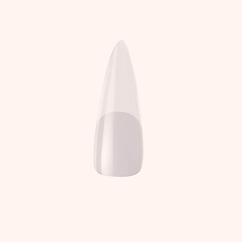 Soft Gel Nail Tips Half Buffed Stiletto Shape 504