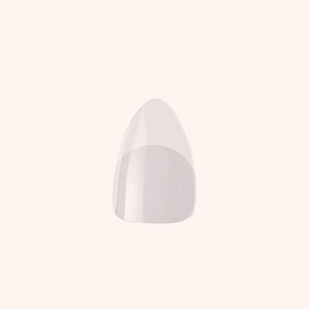 Soft Gel Nail Tips Half Buffed Short Almond Shape 504