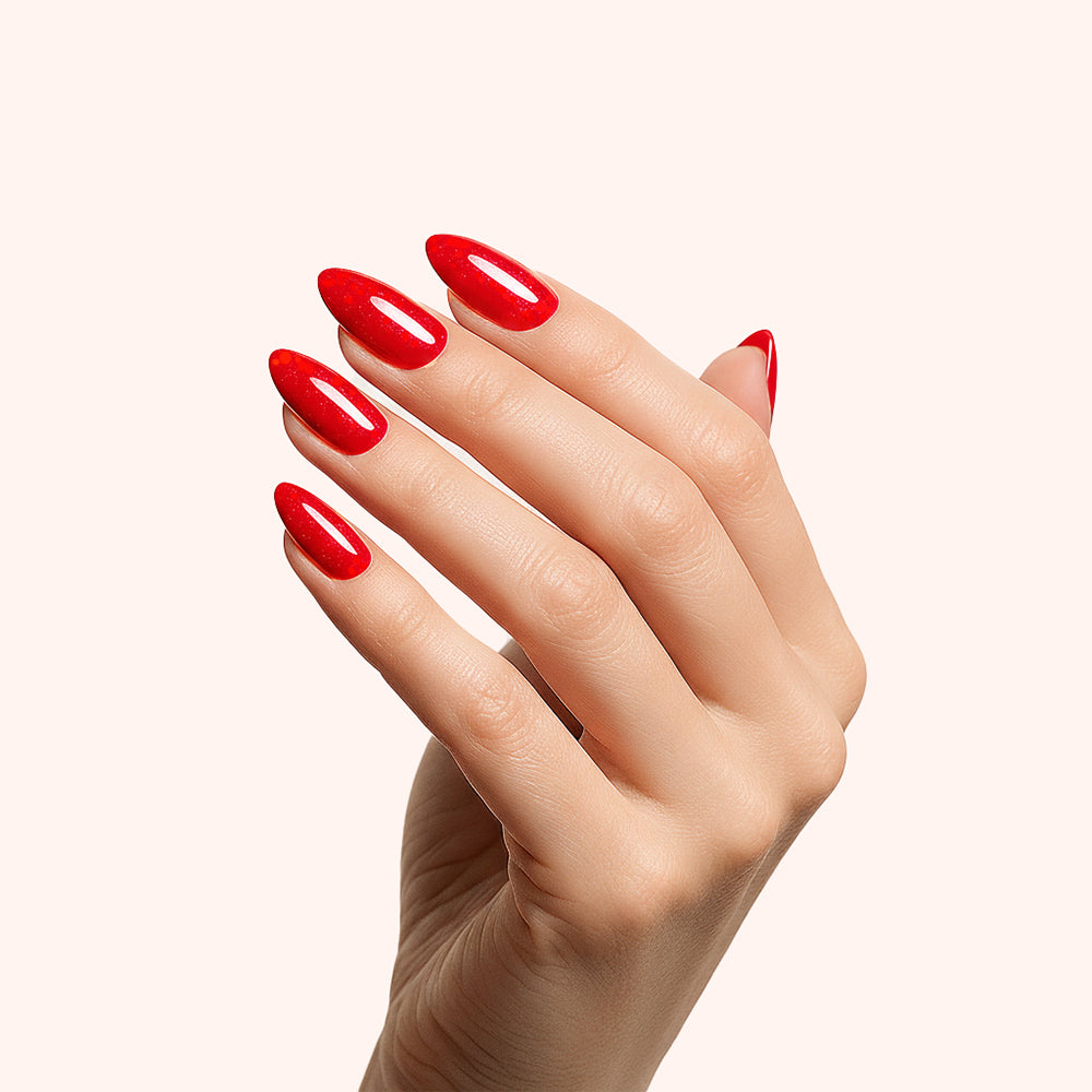 Gel Polish VSP 3in1 No Wipe Cherry Glitter