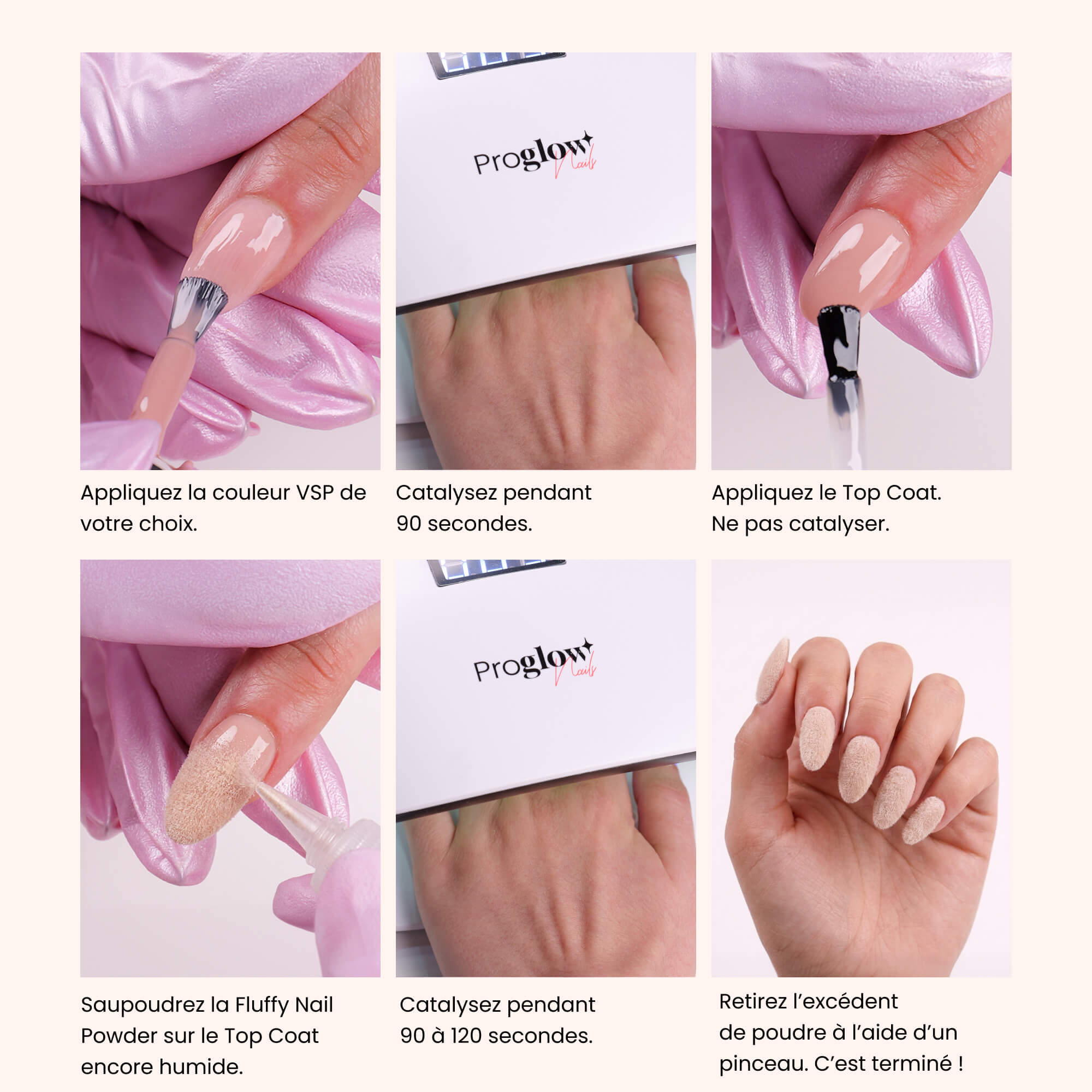 Fluffy Nail Powder Beige