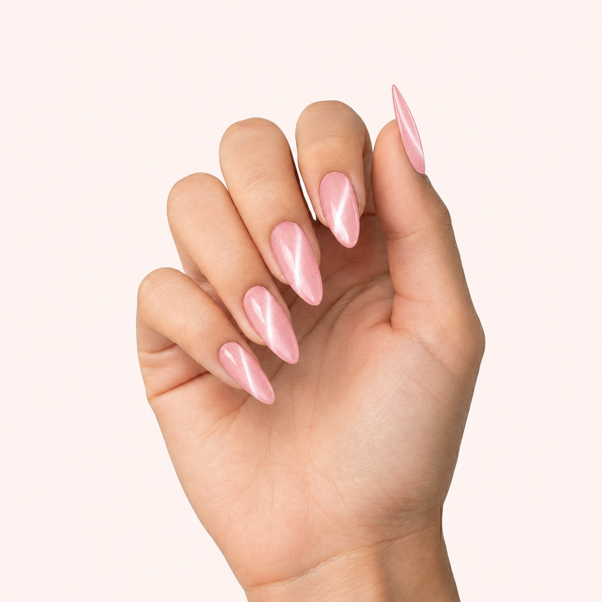 Gel Polish VSP Soft Pastel Cat Eye Salmon
