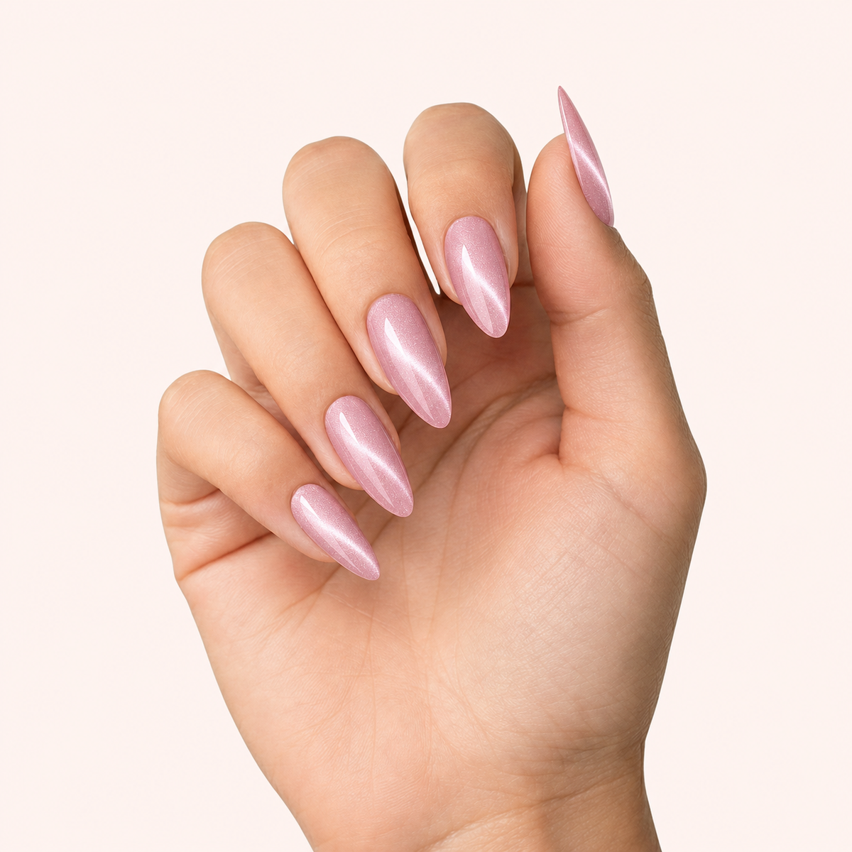 Gel Polish VSP Soft Pastel Cat Eye Almond
