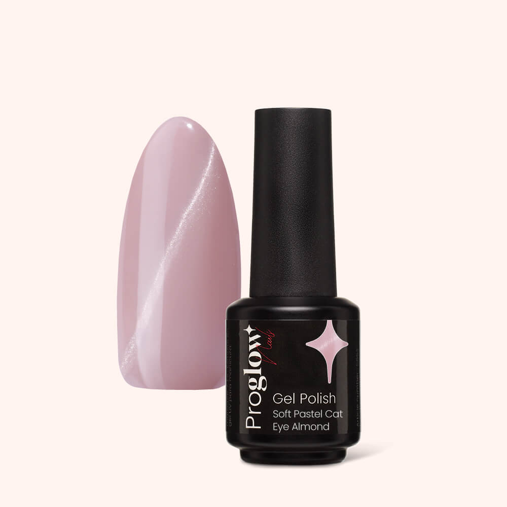 Gel Polish VSP Soft Pastel Cat Eye Almond