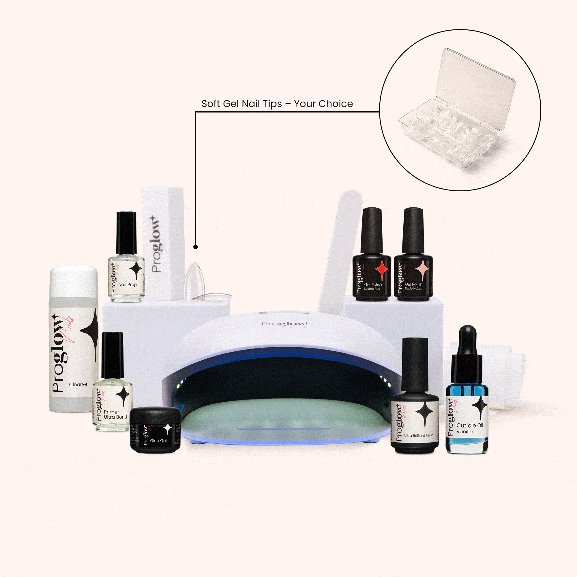 Kit Glue Gel Custom
